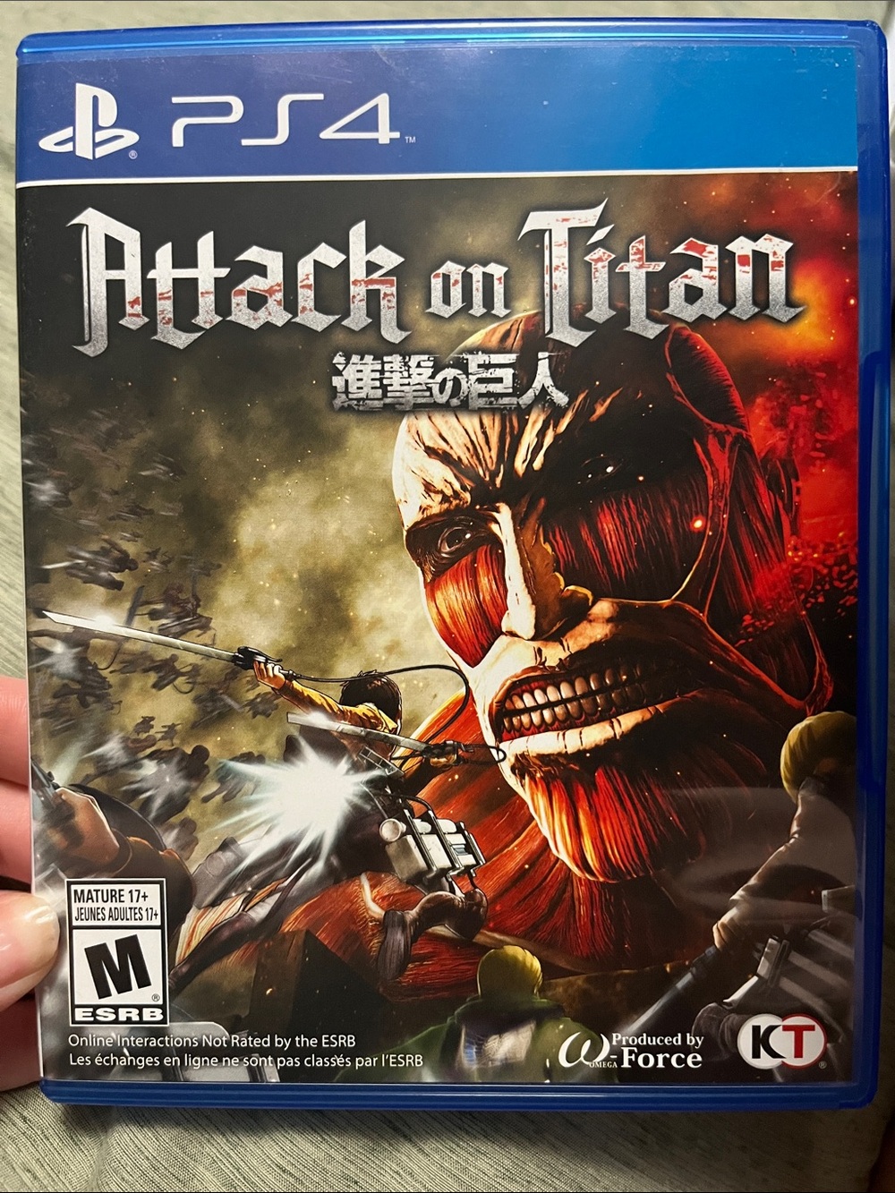 Attack on Titan PlayStation 4 Game